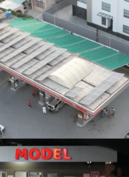 Total Petrol Pump Akbar Chowk Lahore (50kW Ongrid System)