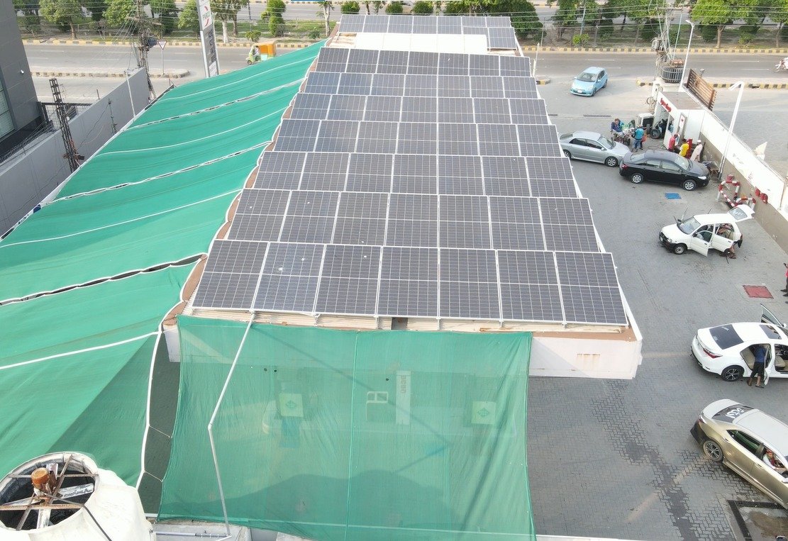 Total Petrol Pump Akbar Chowk Lahore (50kW Ongrid System)