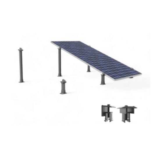 Aluminum P-1 Solar Mounting Structure – 15° Tilt